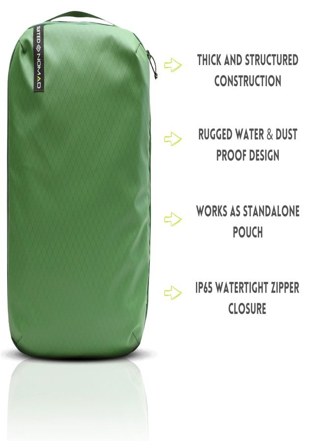 SUITEDNOMAD Adventure Travel Packing Cubes, IP65 Water&Dust Proof Organizer Wet Bags (4Piece/Waterproof, Moss Green) - Image 3